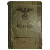 Wehrpaß issued to Emerich Horwath, WW1 and WW2 service